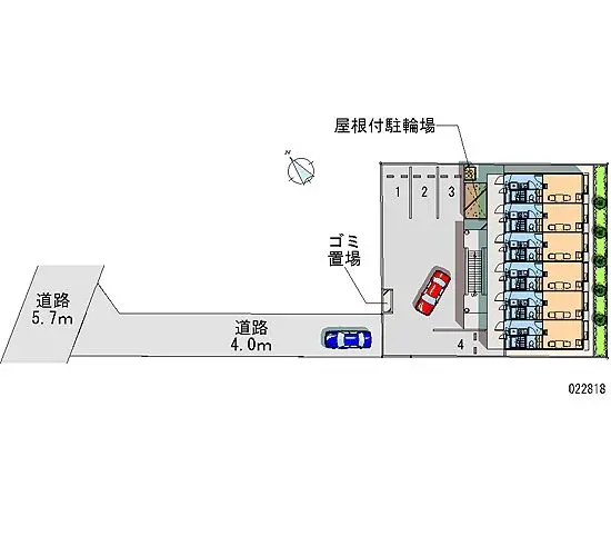 ★手数料０円★久喜市本町３丁目　月極駐車場（LP）